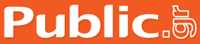 Το λογότυπο του βιβλιοπωλείου "Public"